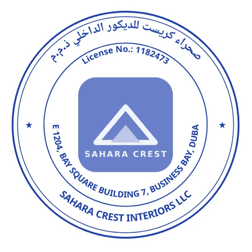 Bilingual English and Arabic company seal generated in the portal